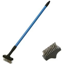 CFH Set De Brosse à Herbes Télescopique Brosse à Joints Avec 2 Brosses