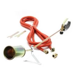 WILTEC Désherbeur Thermique à Gaz Brûleur Destruction Désherbage Mauvaises Herbes Lance Soudage à Air Chaud