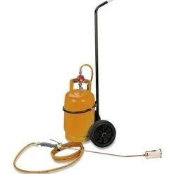Desherbeur Pro KEMPER Tuyau 5 M Bruleur 60 Mm Allume Gaz + Détendeur Propane Inclus + Chariot à Roues Pour Bouteille Gaz -Outil pour désherber Soldes 18333941 4