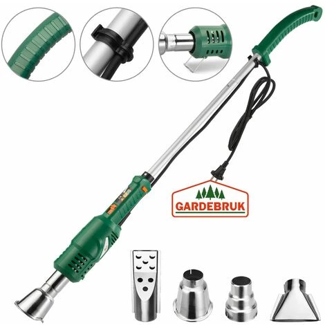 GARDEBRUK Désherbeur électrique 2000W 50° Ou 600° 4 Buses Brûleur Mauvaises Herbes 1 GARDEBRUK Désherbeur électrique 2000W 50° Ou 600° 4 Buses Brûleur Mauvaises Herbes