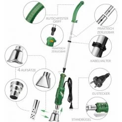 GARDEBRUK Désherbeur électrique 2000W 50° Ou 600° 4 Buses Brûleur Mauvaises Herbes 9 GARDEBRUK Désherbeur électrique 2000W 50° Ou 600° 4 Buses Brûleur Mauvaises Herbes -Outil pour désherber Soldes 19168933 5