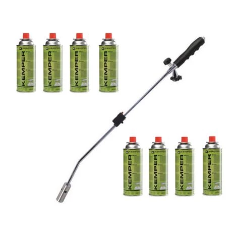 KEMPER Kinzo Kit Désherbeur Thermique Avec 8 Bouteilles De Gaz 3 KEMPER Kinzo Kit Désherbeur Thermique Avec 8 Bouteilles De Gaz – Image 3