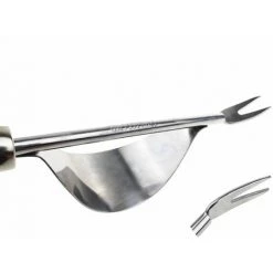 DEVENIRRICHE Désherbeur Manuel En Acier Inoxydable Extracteur De Mauvaises Herbes Anti-pliage, Poignée En Bois Ergonomique Outil De Désherbage Antidérapant, Cadeau De Jardinage -Outil pour désherber Soldes 24551588 5