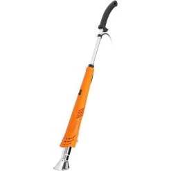 BRIDAY Brûleur De Mauvaise Herbe Électrique, Désherbant Thermique 60/650℃ 2000W Avec Cordon 2 M, Fonction Thermoplastique/Allumer Charbon, Avec 3 Buses Pour Jardin/Barbecue/Bricolage, Orange
