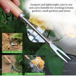 ASUPERMALL Jardin Main Etrille Jardinage En Acier Inoxydable Haut De Gamme D'Outils Pour Desherber Poignee En Bois 9 ASUPERMALL Jardin Main Etrille Jardinage En Acier Inoxydable Haut De Gamme D'Outils Pour Desherber Poignee En Bois -Outil pour désherber Soldes 29055282 5