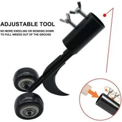 BEARSU Désherbeurs à Enroulement Manuel, Arracheur De Mauvaises Herbes à Main Pour Trottoir, Arracheur De Mauvaises Herbes, Désherbeur Vertical Rapide Et économique, Outils De Jardin Pour Jardin -Outil pour désherber Soldes 30318161 3