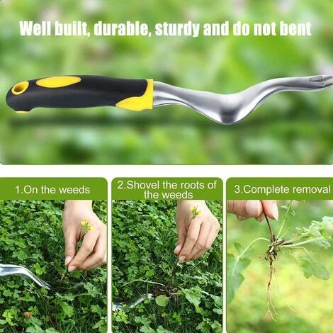 BEARSU Outil De Suppression De Pissenlit D'extracteur De Mauvaises Herbes, Extracteur De Mauvaises Herbes Manuel Outil D'extracteur Flexible Rapide Et économiseur De Main-d'œuvre Pour La Pelouse De Jardin 5 BEARSU Outil De Suppression De Pissenlit D'extracteur De Mauvaises Herbes, Extracteur De Mauvaises Herbes Manuel Outil D'extracteur Flexible Rapide Et économiseur De Main-d'œuvre Pour La Pelouse De Jardin – Image 5