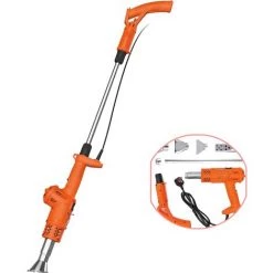 PERLE RARE Désherbeur Électrique, Pistolet Thermique, Barbecue Plus Léger 3in1, Brûleur De Mauvaises Herbes , Outil Puissant De Désherbage, 80-650 ℃