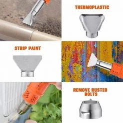 PERLE RARE Désherbeur Électrique, Pistolet Thermique, Barbecue Plus Léger 3in1, Brûleur De Mauvaises Herbes , Outil Puissant De Désherbage, 80-650 ℃ -Outil pour désherber Soldes 31780884 3