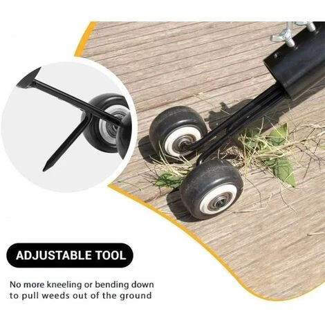 ABCRITAL Désherbeur Désherbant Désherbant Outil De Râteau De Désherbage Outil De Coupe De Jardin 4 ABCRITAL Désherbeur Désherbant Désherbant Outil De Râteau De Désherbage Outil De Coupe De Jardin – Image 4