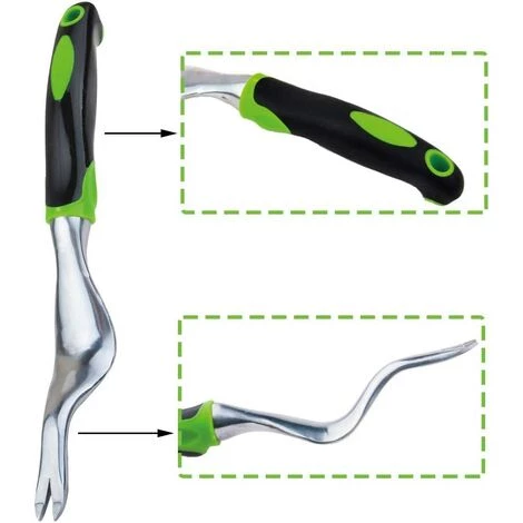 BETTERLIFE Outil Désherbage De Jardinage, Outil Désherbage Manuel, Jardinage Désherbeur, Alliage D'Aluminium Digger Fast Et Économie Travail Outils De Désherbage Extracteur Pour Jardin, Pelouse, Cour 3 BETTERLIFE Outil Désherbage De Jardinage, Outil Désherbage Manuel, Jardinage Désherbeur, Alliage D'Aluminium Digger Fast Et Économie Travail Outils De Désherbage Extracteur Pour Jardin, Pelouse, Cour – Image 3