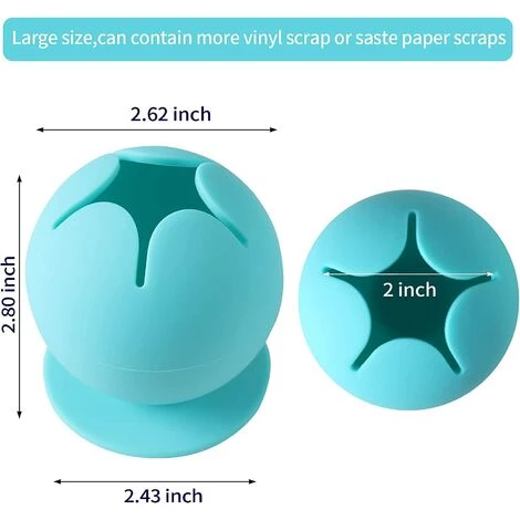 ABCRITAL Collecteur De Déchets De Désherbage, Ventouse En Silicone Vinyle, Kit D'Outils De Désherbage, Collecteur De Déchets De Désherbage En Vinyle À Adsorption (Rose + Bleu + Vert). 2 ABCRITAL Collecteur De Déchets De Désherbage, Ventouse En Silicone Vinyle, Kit D'Outils De Désherbage, Collecteur De Déchets De Désherbage En Vinyle À Adsorption (Rose + Bleu + Vert). – Image 2