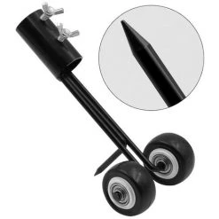 Triomphe Outil De Désherbage à Crochet Droit, Outil De Désherbage De Terrasse Avec Roues à Longue Poignée, Outil De Désherbage Sans Agenouiller Pour Nettoyer Entre Les Dalles, Les Pavés, Les Pelouses De Patios