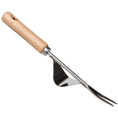 DONTODENT Désherbeur,Extracteur De Mauvaises Herbes Agricole De Jardin En Acier Inoxydable Avec Manche En Bois 1 DONTODENT Désherbeur,Extracteur De Mauvaises Herbes Agricole De Jardin En Acier Inoxydable Avec Manche En Bois
