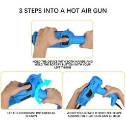 VERSAILLESFR Désherbeur Thermique 3 En 1 (Brûleur, Allume-barbecue) -Versailles- Écologique - Sans Gaz - Fonctionnement électrique - Puissance : 2000 W - Température : De 80 °C à 650 °C -Outil pour désherber Soldes 44090467 4