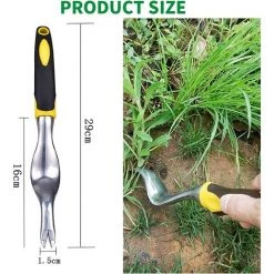 Kueatily Desherbeur Manuel, Outils De Jardin Outil De Suppression De Pissenlit Racine De Désherbeurs Manuels, Désherbeur De Jardin Rapide Et Facile Avec Poignée Antidérapante -Outil pour désherber Soldes 44391465 3