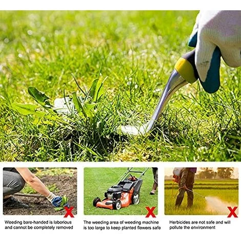Kueatily Desherbeur Manuel, Outils De Jardin Outil De Suppression De Pissenlit Racine De Désherbeurs Manuels, Désherbeur De Jardin Rapide Et Facile Avec Poignée Antidérapante Pour Jardin, Pelouse, Cour 2 Kueatily Desherbeur Manuel, Outils De Jardin Outil De Suppression De Pissenlit Racine De Désherbeurs Manuels, Désherbeur De Jardin Rapide Et Facile Avec Poignée Antidérapante Pour Jardin, Pelouse, Cour – Image 2