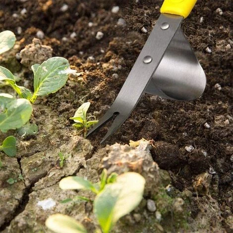 Outil Manuel De Désherbeur De Jardin, Mini Pelle De Désherbage, Fourche De Désherbage En Acier Inoxydable Désherbeur De Jardin Portatif Pour Éliminer Les Pissenlits, Creuser, Planter 20.8cm Fontainebleau 4 Outil Manuel De Désherbeur De Jardin, Mini Pelle De Désherbage, Fourche De Désherbage En Acier Inoxydable Désherbeur De Jardin Portatif Pour Éliminer Les Pissenlits, Creuser, Planter 20.8cm Fontainebleau – Image 4