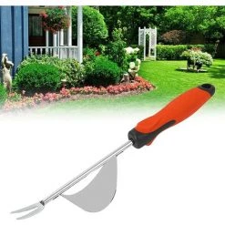 Désherbeur De Jardin,désherbeur De Jardin Ergonomique Extracteur De Mauvaises Herbes Manuel Facile à Enlever Les Mauvaises Herbes Outil De Désherbage De Jardin Pour Jardin Pelouse34cm Fontainebleau -Outil pour désherber Soldes 45644217 4