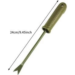Désherbeur Manuel En Acier Inoxydable, Poignée Souple Ergonomique Antidérapante, Désherbeur De Jardin, Poignée Courte, Retrait Manuel Droit, En Acier Au Carbone, Outil Parfait Pour Le Jardin 24cm Fontainebleau Vert 7 Désherbeur Manuel En Acier Inoxydable, Poignée Souple Ergonomique Antidérapante, Désherbeur De Jardin, Poignée Courte, Retrait Manuel Droit, En Acier Au Carbone, Outil Parfait Pour Le Jardin 24cm Fontainebleau Vert -Outil pour désherber Soldes 45791935 3