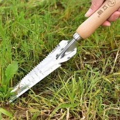 GDRHVFD Désherbeur À Main Mini Désherbeur À Gazon De Jardin Faucille De Désherbage Avec Manche En Bois Pour Le Jardinage Enlèvement Des Racines Des Plantes Fournitures Argent 9 GDRHVFD Désherbeur À Main Mini Désherbeur À Gazon De Jardin Faucille De Désherbage Avec Manche En Bois Pour Le Jardinage Enlèvement Des Racines Des Plantes Fournitures Argent -Outil pour désherber Soldes 45970993 5