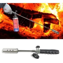 ASUPERMALL Bruleurs D'Herbe De Machine De Desherbage Impermeable A L'Eau Chalumeau Polyvalent D'Herbe Enlevez L'Outil De Soudage Au Chalumeau Pour Les Desherbeurs De Camping Barbecue De Pique-Nique En Plein Air, Noir -Outil pour désherber Soldes 46315000 4