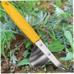 LONGZIMING Main étrille, Herbe En Acier Inoxydable Fourchette Désherbage Transplant Seedling Creuser Légumes Outil -Outil pour désherber Soldes 48157437 5