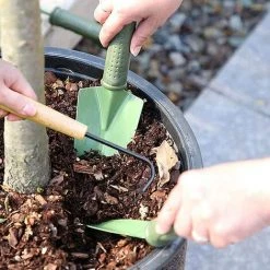 Outil De Désherbage à Main, Ciseau De Désherbage à Manche En Bois En Acier Inoxydable, Machine De Désherbage, Pelle De Désherbage, Machine De Désherbage à Main à Griffe Unique De Jardin Macaron -Outil pour désherber Soldes 50929333 4