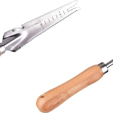 GDRHVFD Extracteur D'Herbes Pour Jardin, Outils Pour Désherbage De Jardin Avec Manche En Bois, Pelouse, Transplantation De Sol Agricole, Outils Pour Bonsaï 3 GDRHVFD Extracteur D'Herbes Pour Jardin, Outils Pour Désherbage De Jardin Avec Manche En Bois, Pelouse, Transplantation De Sol Agricole, Outils Pour Bonsaï – Image 3