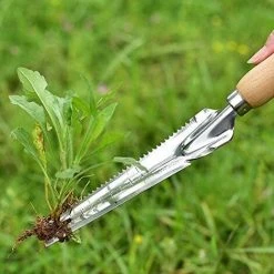 GDRHVFD Extracteur D'Herbes Pour Jardin, Outils Pour Désherbage De Jardin Avec Manche En Bois, Pelouse, Transplantation De Sol Agricole, Outils Pour Bonsaï 8 GDRHVFD Extracteur D'Herbes Pour Jardin, Outils Pour Désherbage De Jardin Avec Manche En Bois, Pelouse, Transplantation De Sol Agricole, Outils Pour Bonsaï -Outil pour désherber Soldes 50980835 4