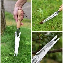 GDRHVFD Extracteur D'Herbes Pour Jardin, Outils Pour Désherbage De Jardin Avec Manche En Bois, Pelouse, Transplantation De Sol Agricole, Outils Pour Bonsaï 9 GDRHVFD Extracteur D'Herbes Pour Jardin, Outils Pour Désherbage De Jardin Avec Manche En Bois, Pelouse, Transplantation De Sol Agricole, Outils Pour Bonsaï -Outil pour désherber Soldes 50980835 5