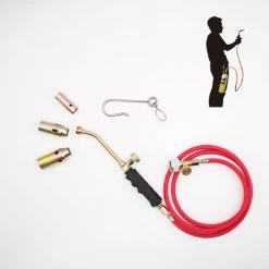 ZHUOXUAN Desherbeur Thermique A Gaz Avec Régulateur De Pression Torche à Gaz Avec 3 Buses