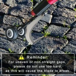 CADEAU Outil De Désherbage 2 En 1 Avec Roues Pour Désherber Outil De Désherbage Pour Jardin Désherbage Sans Agenouiller Pour Nettoyer Entre Les Dalles Pavés Patios Et Pelouses -Outil pour désherber Soldes 51514159 4