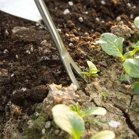 MALLOMNE D��sherbeur Multifonctionnel De Pelouse De Creusement D'acier Inoxydable De Retrait Ext��rieur De Jardin 4 MALLOMNE D��sherbeur Multifonctionnel De Pelouse De Creusement D'acier Inoxydable De Retrait Ext��rieur De Jardin – Image 4