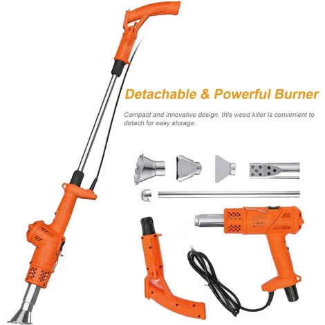 LIFCAUSAL Brûleur électrique 3 En 1 Pour Désherbage à Air Chaud Avec Câble De 1,9 M 5 Buses Désherbeur électrique Bâton De Désherbage Thermique Allumeur Pour Barbecue 2000 W Jusqu'à 650 °C Pour Allée De Terrasse De Jardin 2 LIFCAUSAL Brûleur électrique 3 En 1 Pour Désherbage à Air Chaud Avec Câble De 1,9 M 5 Buses Désherbeur électrique Bâton De Désherbage Thermique Allumeur Pour Barbecue 2000 W Jusqu'à 650 °C Pour Allée De Terrasse De Jardin – Image 2