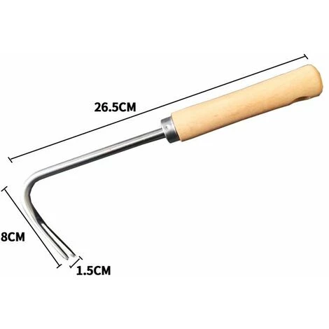 GUAZHUNIFR Désherbeur Manuel En Acier Inoxydable,Outils De Désherbage Manuel Désherbeurs Pissenlit Manuelle Désherbage Pour Creuser La Transplantation De Pelouse De Jardin,Guazhuni 3 GUAZHUNIFR Désherbeur Manuel En Acier Inoxydable,Outils De Désherbage Manuel Désherbeurs Pissenlit Manuelle Désherbage Pour Creuser La Transplantation De Pelouse De Jardin,Guazhuni – Image 3