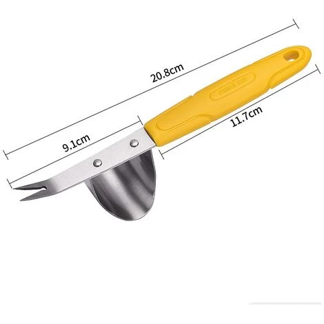 Désherbeur Manuel De Jardin En Acier Inoxydable - Outils De Désherbage Pour Jardin, Ameublement, Creuser Des Légumes, Transplanter Des Fleurs, Semis Et Semis - Jaune,Irisfr 2 Désherbeur Manuel De Jardin En Acier Inoxydable - Outils De Désherbage Pour Jardin, Ameublement, Creuser Des Légumes, Transplanter Des Fleurs, Semis Et Semis - Jaune,Irisfr – Image 2
