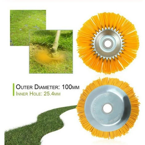 ZHUOXUAN Brosse De Désherbage Pour Tondeuse à Gazon à Usage Général, 8 Pouces-200 MM Tête De Coupe Pour Tondeuse à Gazon, Outils De Jardinage, Convient Au Jardin, à La Cour, Au Désherbage De La Pelouse 2 ZHUOXUAN Brosse De Désherbage Pour Tondeuse à Gazon à Usage Général, 8 Pouces-200 MM Tête De Coupe Pour Tondeuse à Gazon, Outils De Jardinage, Convient Au Jardin, à La Cour, Au Désherbage De La Pelouse – Image 2