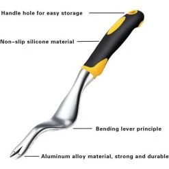 ALMI Jiechang Outil De Désherbage à Main Avec Poignée Ergonomique En Caoutchouc Doux Antidérapant Pour Planter La Transplantation, Le Désherbage, Le Déplacement Et Le Lissage Du Sol - Cadeau (désherbeur) 7 ALMI Jiechang Outil De Désherbage à Main Avec Poignée Ergonomique En Caoutchouc Doux Antidérapant Pour Planter La Transplantation, Le Désherbage, Le Déplacement Et Le Lissage Du Sol - Cadeau (désherbeur) -Outil pour désherber Soldes 53995867 3