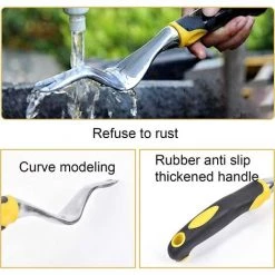 ALMI Jiechang Outil De Désherbage à Main Avec Poignée Ergonomique En Caoutchouc Doux Antidérapant Pour Planter La Transplantation, Le Désherbage, Le Déplacement Et Le Lissage Du Sol - Cadeau (désherbeur) 8 ALMI Jiechang Outil De Désherbage à Main Avec Poignée Ergonomique En Caoutchouc Doux Antidérapant Pour Planter La Transplantation, Le Désherbage, Le Déplacement Et Le Lissage Du Sol - Cadeau (désherbeur) -Outil pour désherber Soldes 53995867 4