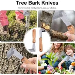 2Pcs Fissure Étrille Crevasse Désherbage Outil Fruits Arbre Écorce Grattage Cutters Jardinage Écorce Grattoirs Pelouse Cour Jardinage Outil，Starlight -Outil pour désherber Soldes 54077814 5