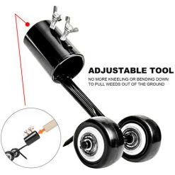 ZHUOXUAN Outil De Désherbage à Crochet Droit, Outil De Désherbage De Terrasse Avec Roues à Longue Poignée, Outil De Désherbage Sans Agenouiller Pour Nettoyer Entre Les Dalles, Les Pavés, Les Pelouses De Patios 7 ZHUOXUAN Outil De Désherbage à Crochet Droit, Outil De Désherbage De Terrasse Avec Roues à Longue Poignée, Outil De Désherbage Sans Agenouiller Pour Nettoyer Entre Les Dalles, Les Pavés, Les Pelouses De Patios -Outil pour désherber Soldes 54176577 3