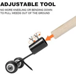 ZHUOXUAN Outil De Désherbage à Crochet Droit, Outil De Désherbage De Terrasse Avec Roues à Longue Poignée, Outil De Désherbage Sans Agenouiller Pour Nettoyer Entre Les Dalles, Les Pavés, Les Pelouses De Patios 9 ZHUOXUAN Outil De Désherbage à Crochet Droit, Outil De Désherbage De Terrasse Avec Roues à Longue Poignée, Outil De Désherbage Sans Agenouiller Pour Nettoyer Entre Les Dalles, Les Pavés, Les Pelouses De Patios -Outil pour désherber Soldes 54176577 5