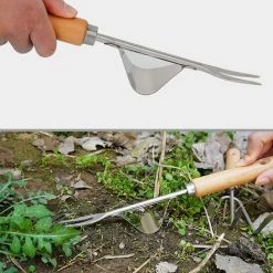 TINOR 2 PCS Poignée En Bois Outil De Désherbage Outil De Désherbage Du Jardin Avec Poignée Bois Outil De Désherbage Manuel À Poignée En Bois Extracteur De Mauvaises Herbes Pour Le Désherbage Rapide -Outil pour désherber Soldes 54186816 5