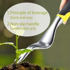 ECHOO Desherbeur Manuel 2 Pièces Alliage D'Aluminium Désherbeur à Main Outil De Suppression De Pissenlit Extracteur De Mauvaises Herbes Outil Gouge De Désherbage Pour Jardin, Pelouse, Cour 8 ECHOO Desherbeur Manuel 2 Pièces Alliage D'Aluminium Désherbeur à Main Outil De Suppression De Pissenlit Extracteur De Mauvaises Herbes Outil Gouge De Désherbage Pour Jardin, Pelouse, Cour -Outil pour désherber Soldes 54293638 4