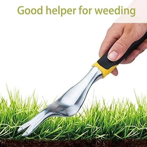 ECHOO Desherbeur Manuel 2 Pièces Alliage D'Aluminium Désherbeur à Main Outil De Suppression De Pissenlit Extracteur De Mauvaises Herbes Outil Gouge De Désherbage Pour Jardin, Pelouse, Cour 5 ECHOO Desherbeur Manuel 2 Pièces Alliage D'Aluminium Désherbeur à Main Outil De Suppression De Pissenlit Extracteur De Mauvaises Herbes Outil Gouge De Désherbage Pour Jardin, Pelouse, Cour – Image 5