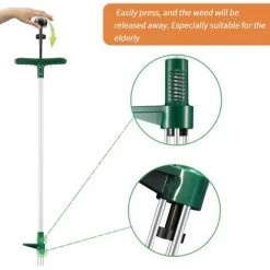 GDRHVFD Lève-Toi Pour M'Inquiéter De La Machine, Des Outils D'Herbicide De Jardin À Longue Portée Avec 3 Pattes, Des Mauvaises Herbes À La Main, Un Pissenlit Recouvert De Mauvaises Herbes, Un Outil De Mauvaise Herbe Abstrait Et Un Pickup, Grab (1 Paquet) -Outil pour désherber Soldes 54325001 4