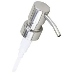 LIFCAUSAL Le Distributeur De Pompe De Distributeur De Savon Et De Lotion En Acier Inoxydable Remplace Les Pompes De Distributeur De Bouteille De Tête Pompe De Remplacement Polie S'applique à 2,5 Cm / 0,98 Pouce De Diamètre