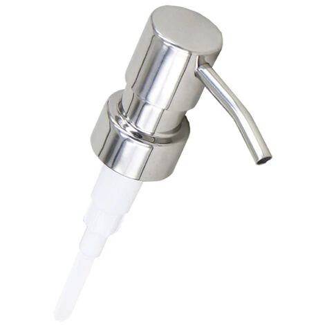 LIFCAUSAL Le Distributeur De Pompe De Distributeur De Savon Et De Lotion En Acier Inoxydable Remplace Les Pompes De Distributeur De Bouteille De Tête Pompe De Remplacement Polie S'applique à 2,5 Cm / 0,98 Pouce De Diamètre 1 LIFCAUSAL Le Distributeur De Pompe De Distributeur De Savon Et De Lotion En Acier Inoxydable Remplace Les Pompes De Distributeur De Bouteille De Tête Pompe De Remplacement Polie S'applique à 2,5 Cm / 0,98 Pouce De Diamètre