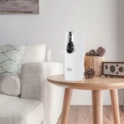 LIFCAUSAL Distributeur Automatique De Spray Désodorisant Distributeur De Parfum Mural Sans Ongles Distributeur De Spray Aérosol De Contrôle Automatique Des Odeurs De Bureau Pour Chambre à Coucher Hôtel Bureau Lieu Commercial -Outil pour désherber Soldes 54423487 3